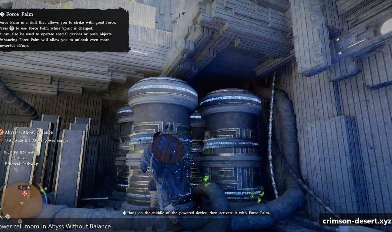Crimson Desert gameplay screenshot for an English guide on cms.crimson-desert.xyz.