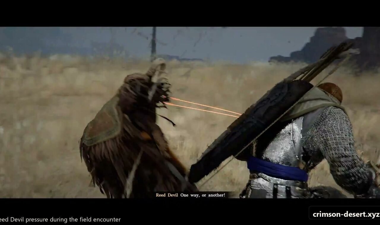Crimson Desert giant beast hunts, boss body language, camera distance, and punish windows screenshot for Bosses: Giant Beast Hunt Preparation