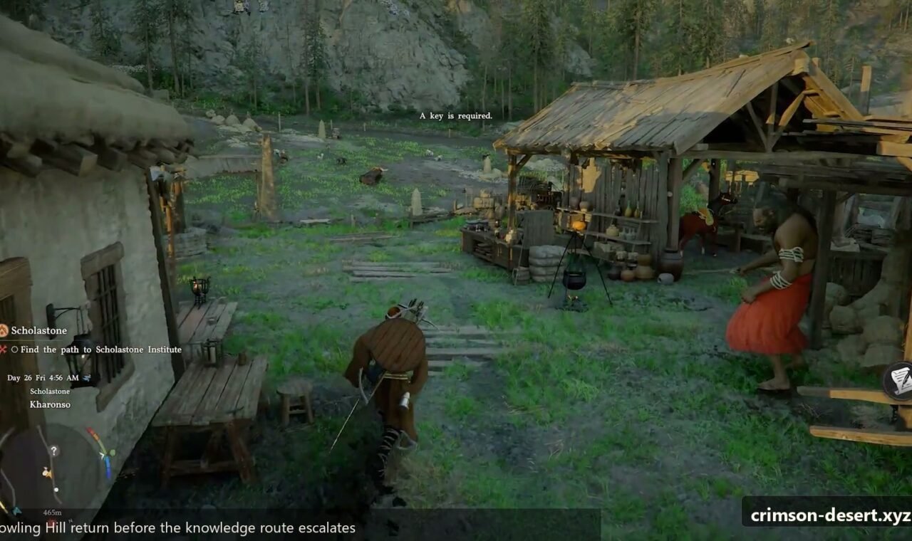 Crimson Desert gameplay screenshot for an English guide on cms.crimson-desert.xyz.
