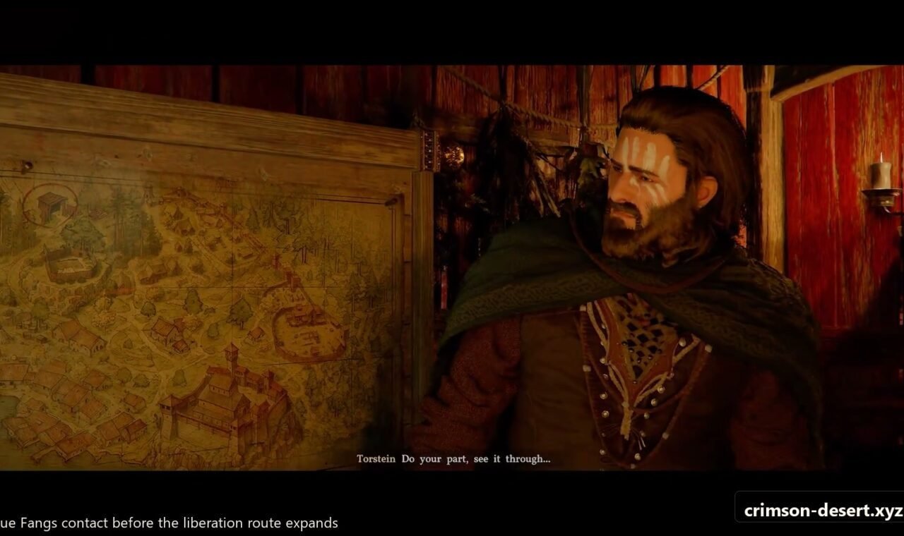 Crimson Desert gameplay screenshot for an English guide on cms.crimson-desert.xyz.