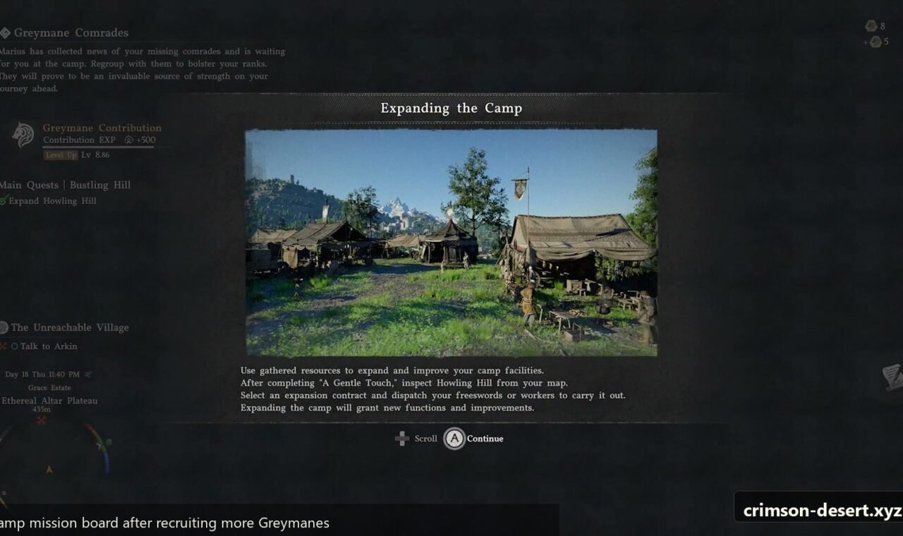 Crimson Desert gameplay screenshot for an English guide on cms.crimson-desert.xyz.