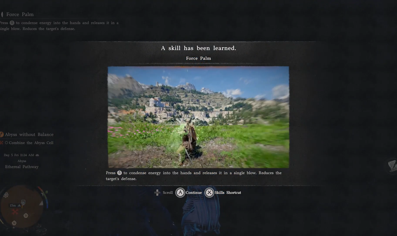 Crimson Desert gameplay screenshot for an English guide on cms.crimson-desert.xyz.
