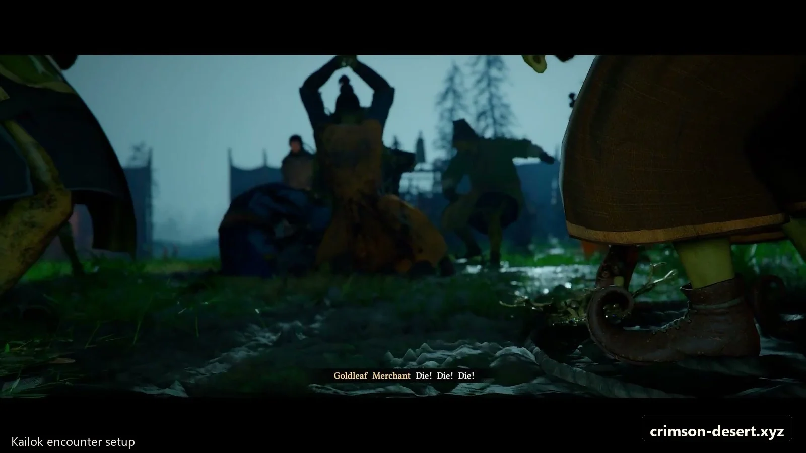 Crimson Desert in-game screenshot illustrating Kailok Cutscene (Step 4)