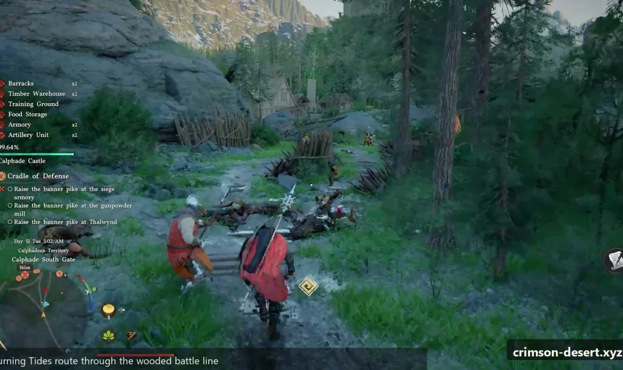 Crimson Desert in-game screenshot illustrating Turning Tides (Step 4)